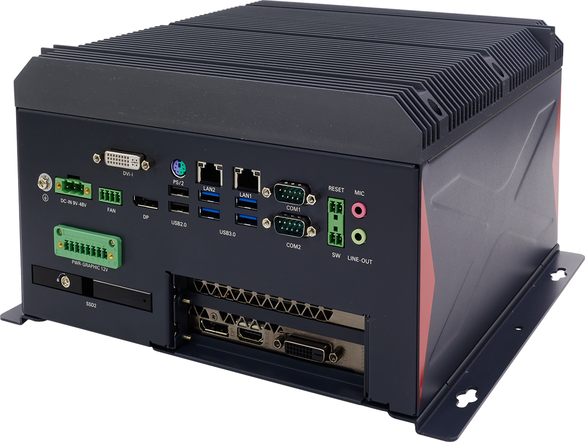 CPT330 Rugged Vehicle Computer Supporting 120W NVIDIA® GPU PERFECTRON